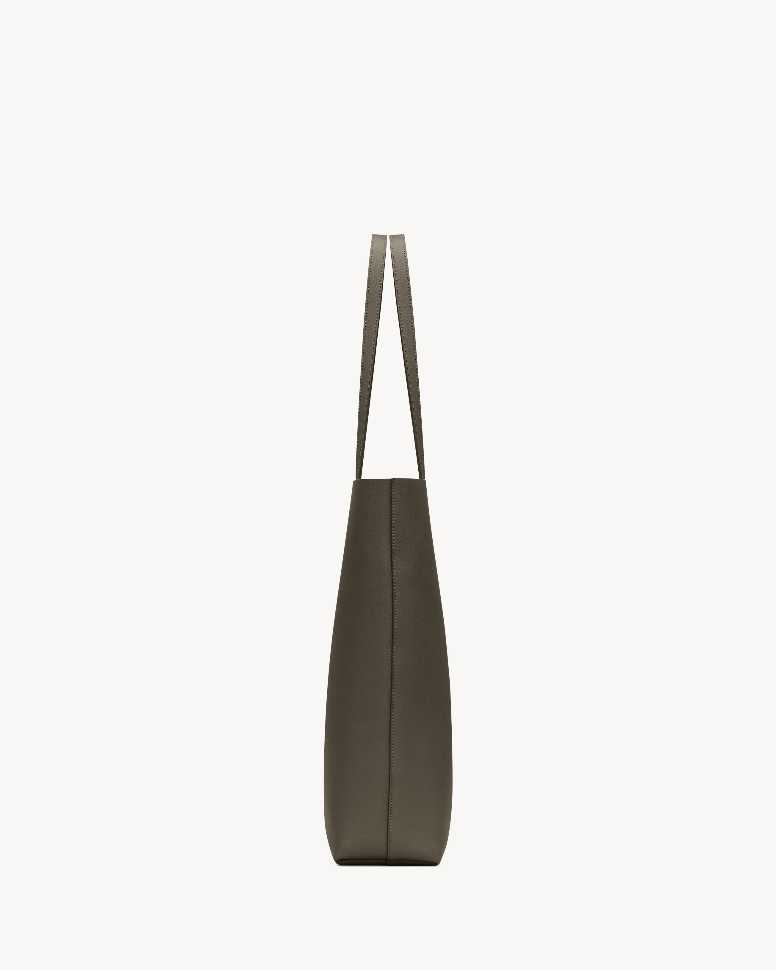 Shopping Saint Laurent N/S aus schwarzem leder