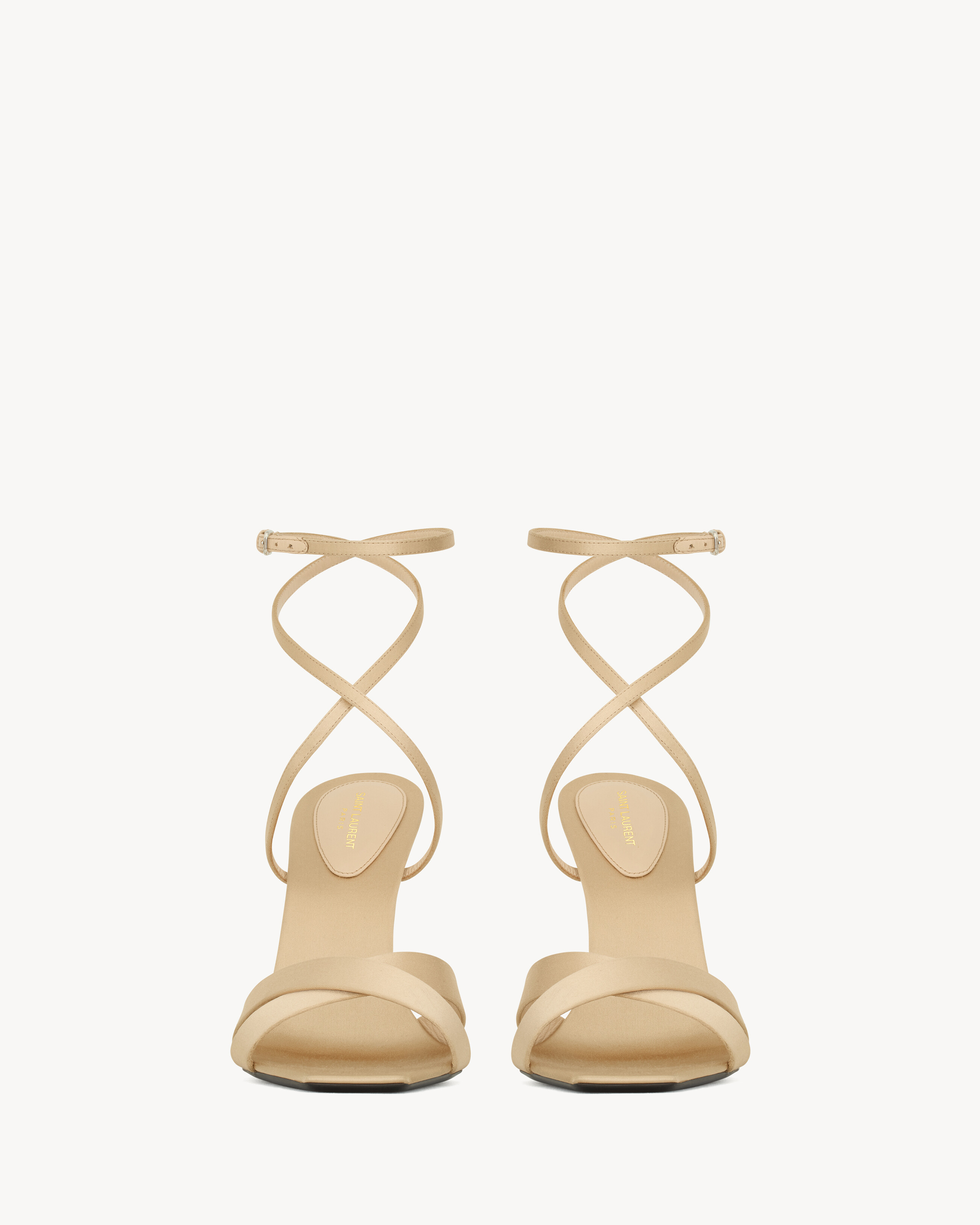 CORINNE sandals in satin crepe