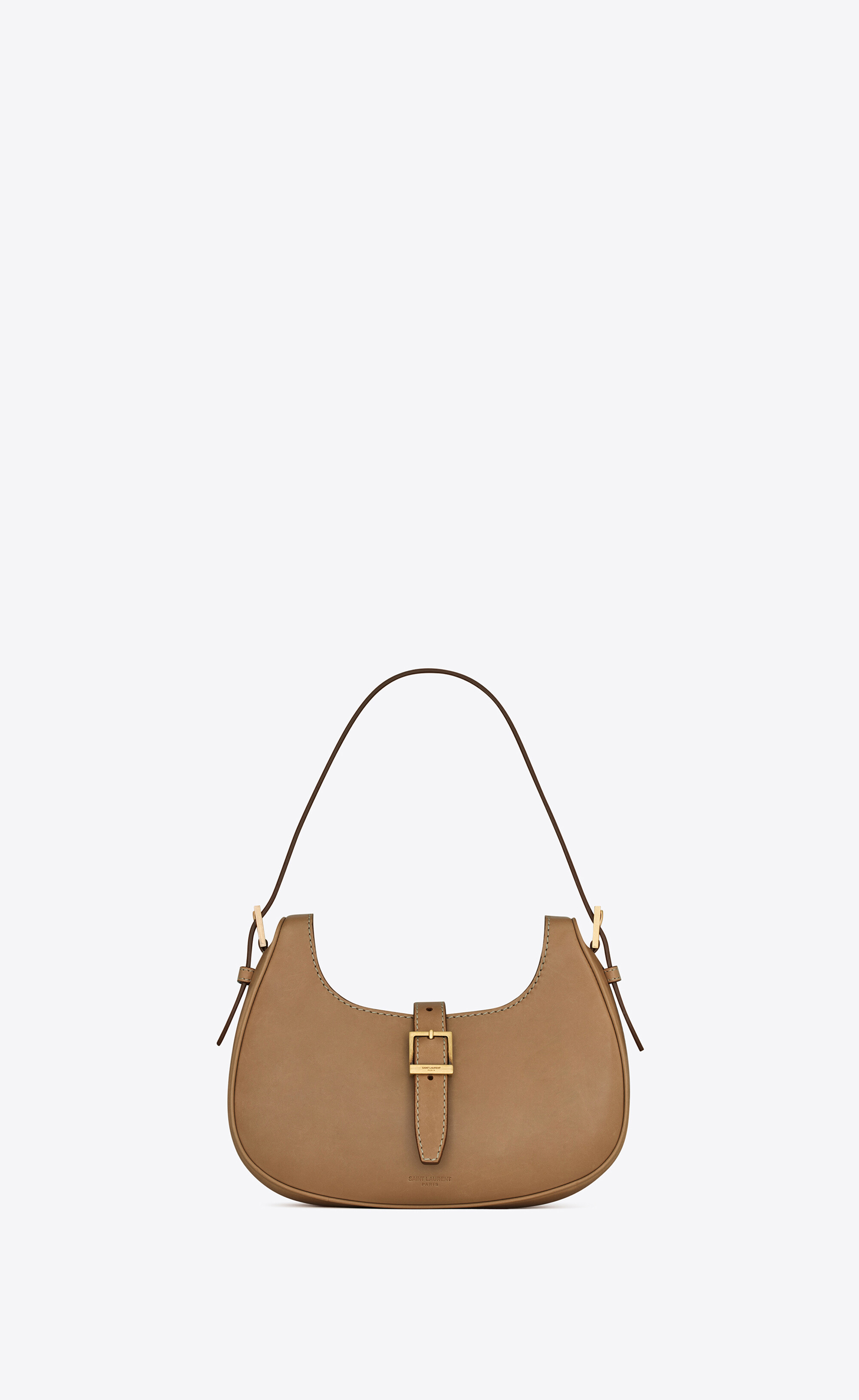 le fermoir hobo bag in vintage smooth leather