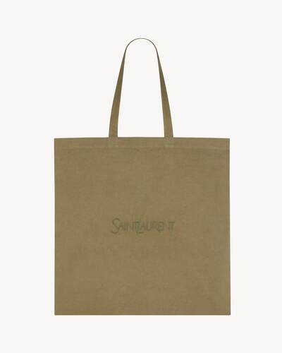 【関税＆送料込み】Saint Laurent Canvas Tote Bag Yves Saint Laurent Tote Bag Black Limited Not for sale