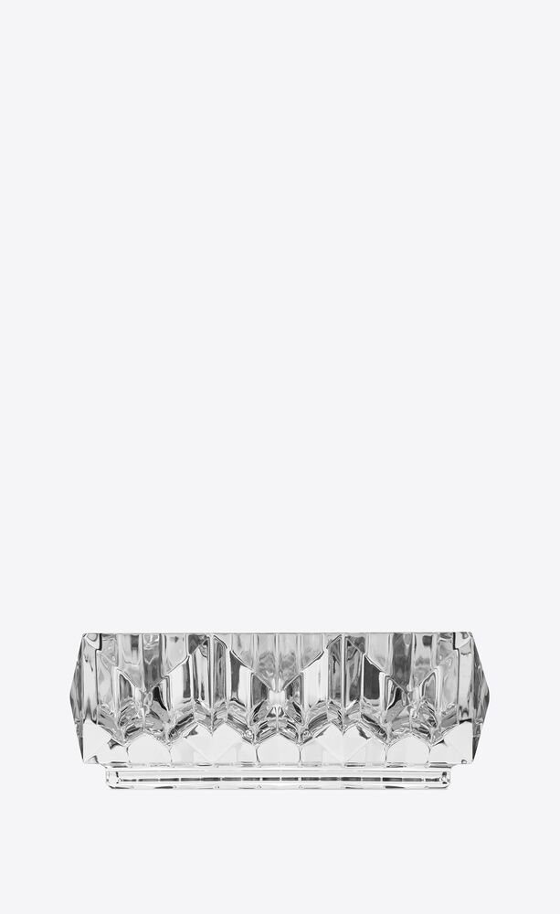 baccarat louxor pin tray in crystal