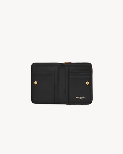Ysl compact zip around wallet Clearance