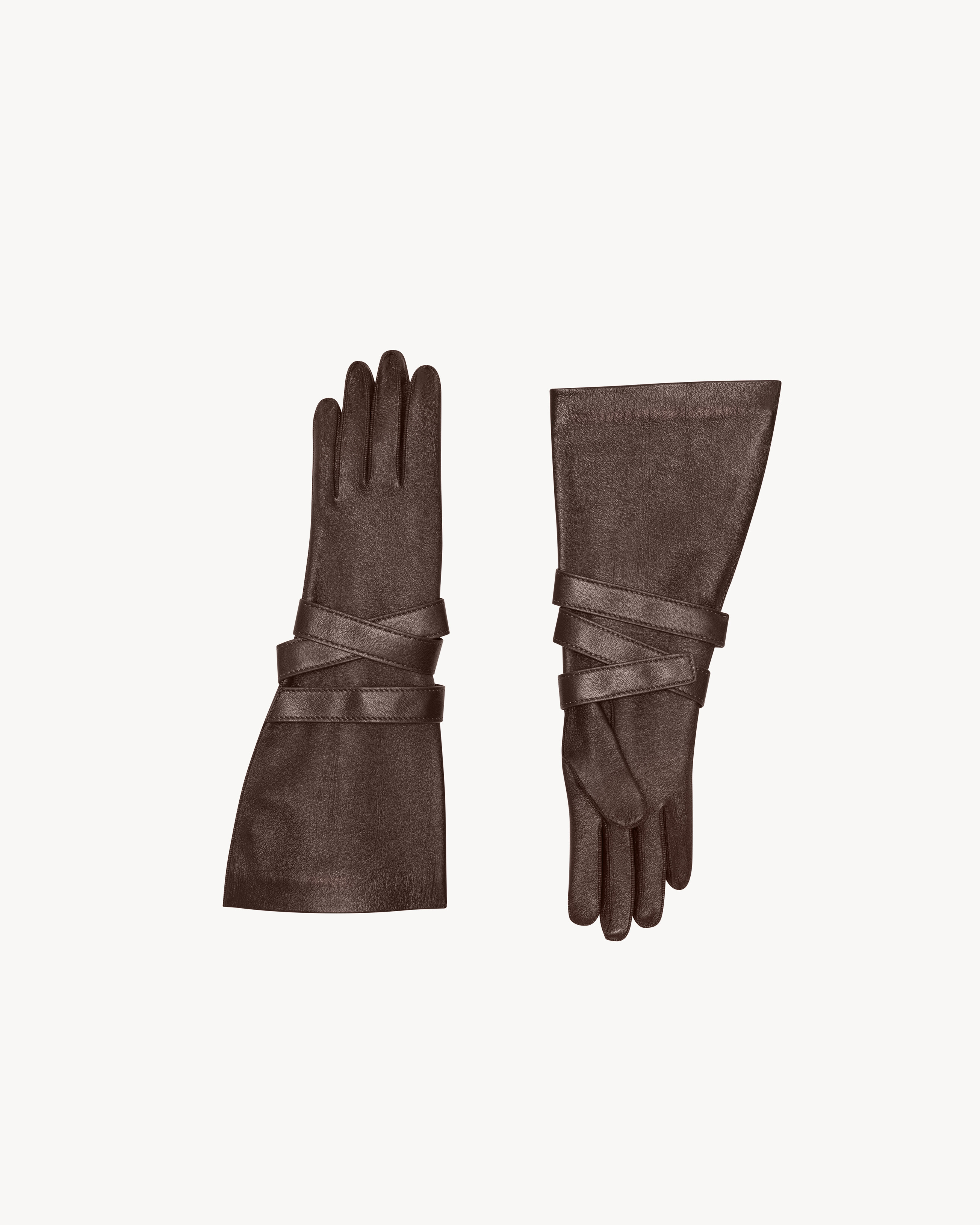 Yves saint discount laurent leather gloves