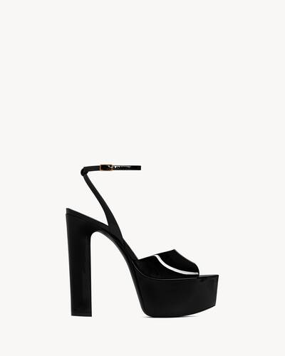 jodie platform sandals in patent leather