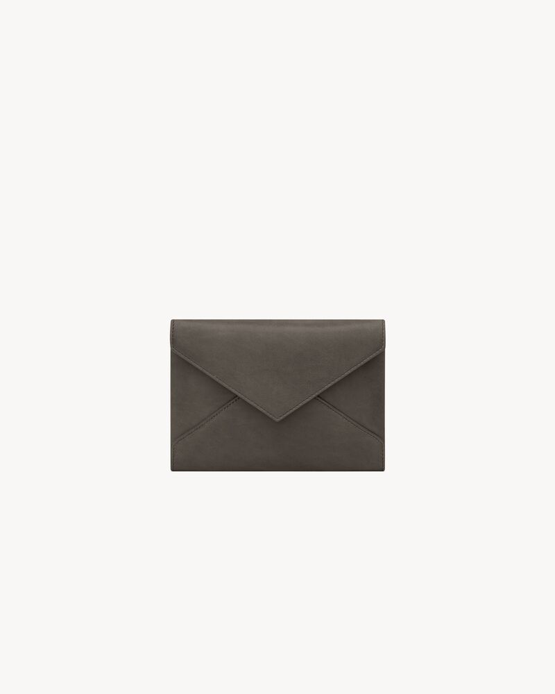 LETTER passport case in leather