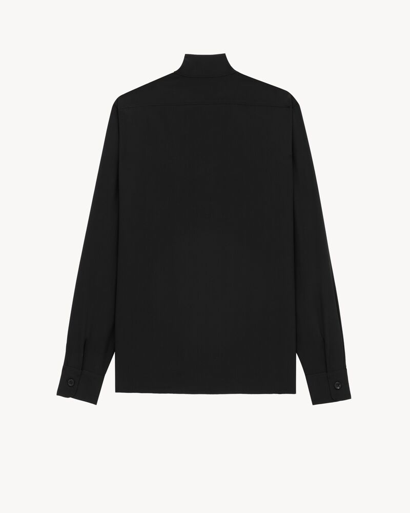 shirt in silk crepe de chine