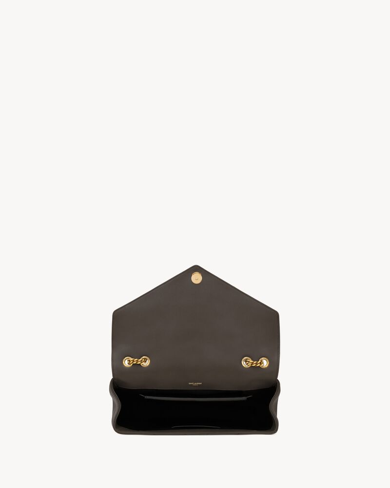 ルル ラージ（マテラッセラムスキン） グレー＆シルバー | Saint