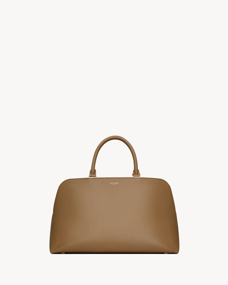 SAC DE JOUR duffle en cuir brillant