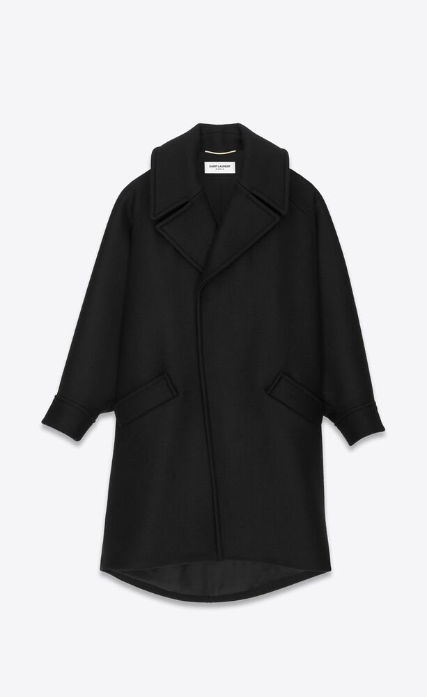 ysl.com | abrigo oversize de lana