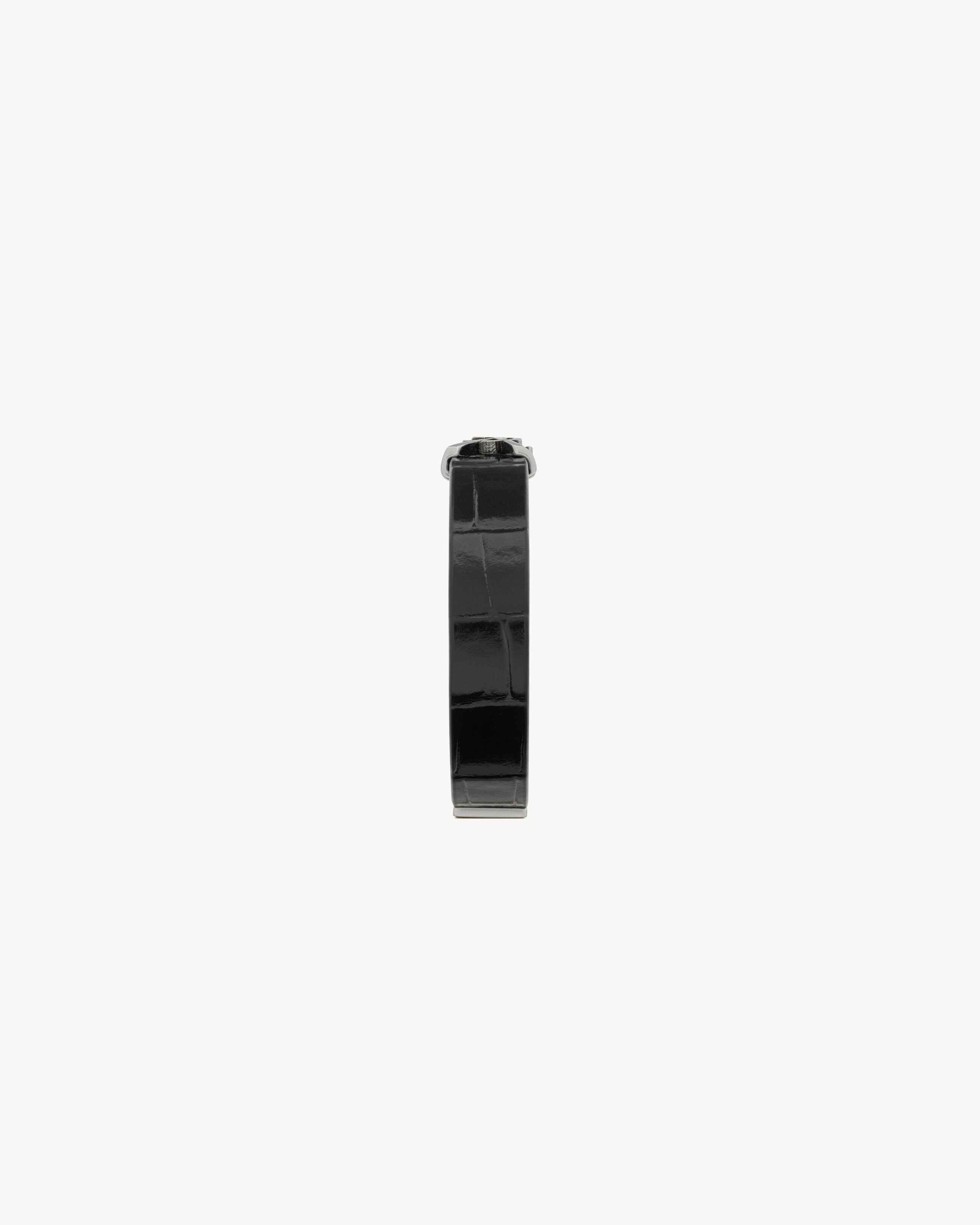 CASSANDRE bracelet in leather and metal