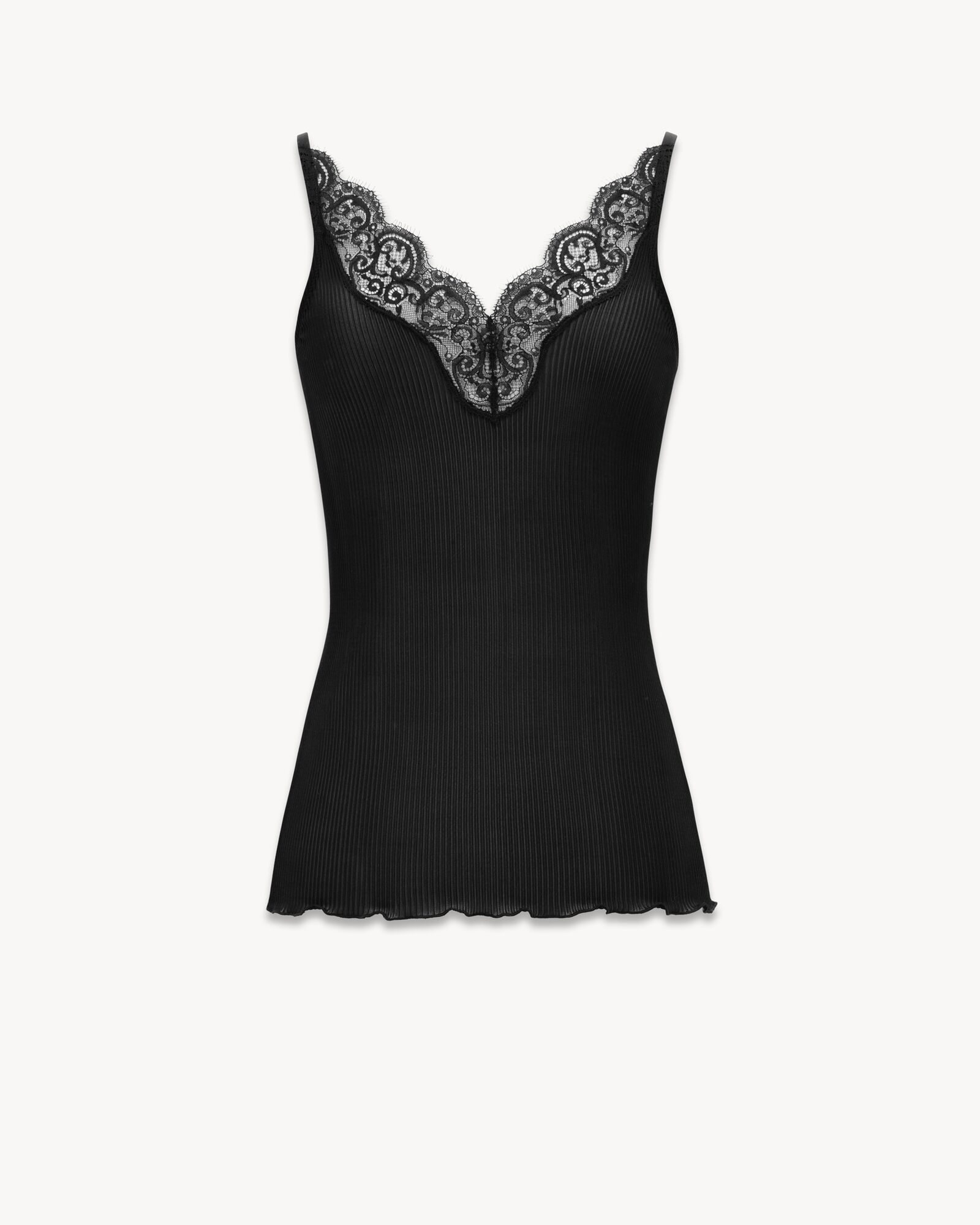 Saint hot Laurent Lace Top