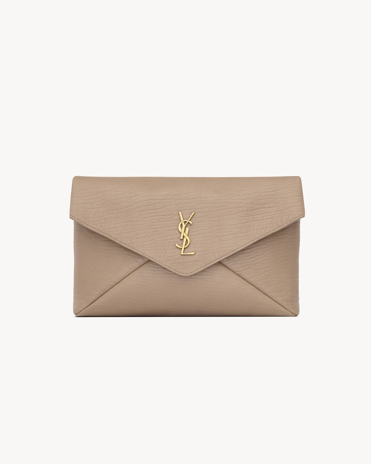 cassandre large envelope pouch in lambskin