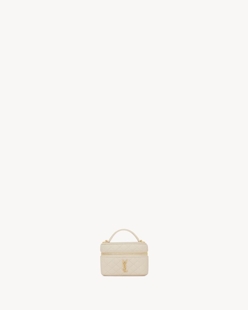 GABY micro vanity bag in lambskin