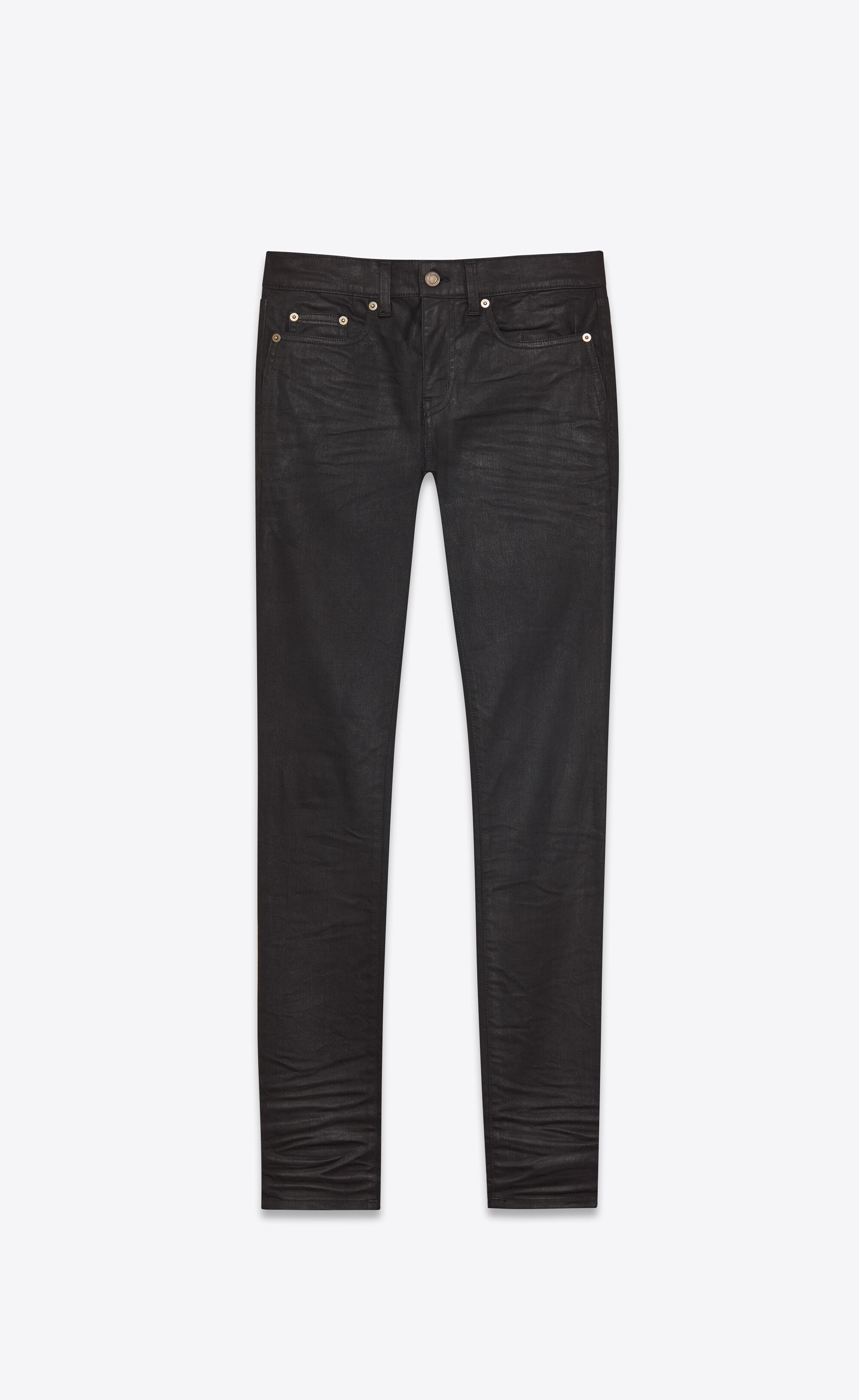 - Save 46% Saint Laurent Denim Low Rise Skinny Jeans in Black Blue Womens Jeans Saint Laurent Jeans 