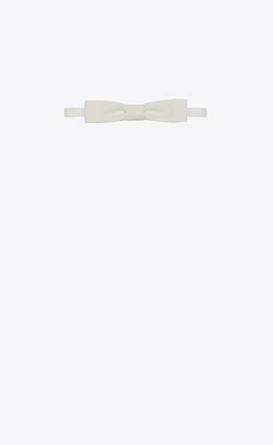 rectangular bow tie in cotton poplin