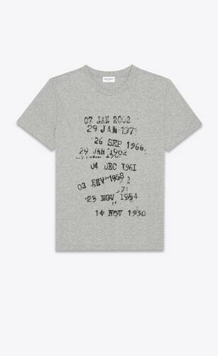 ysl t shirt women's grey