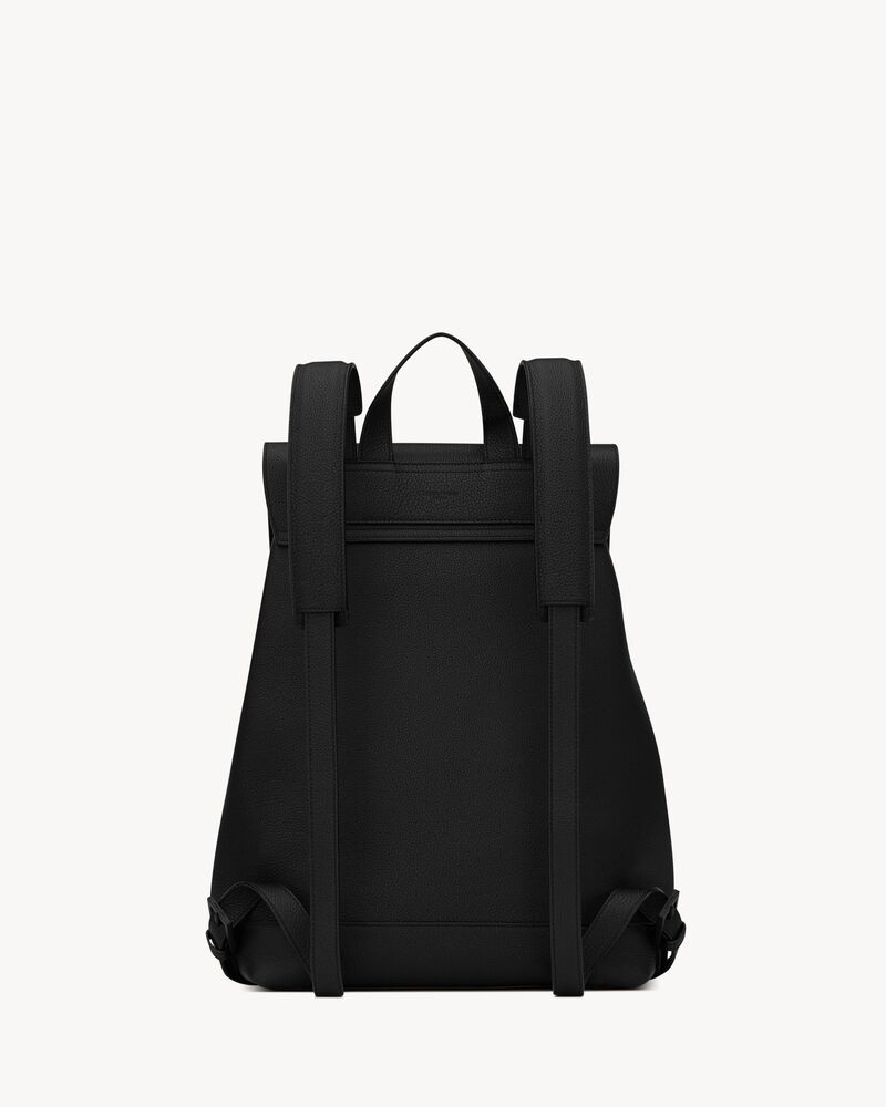 sac de jour backpack in grained leather