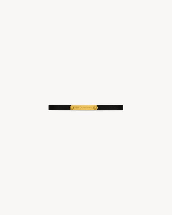 SAINT LAURENT◆直営/正規店◆IDタグ ブレスレット◆シルバー SAINT LAURENT】シルバートーン チェーンブレスレット (Saint