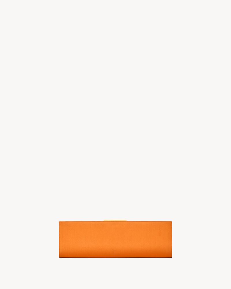 MIDNIGHT large clutch in satin