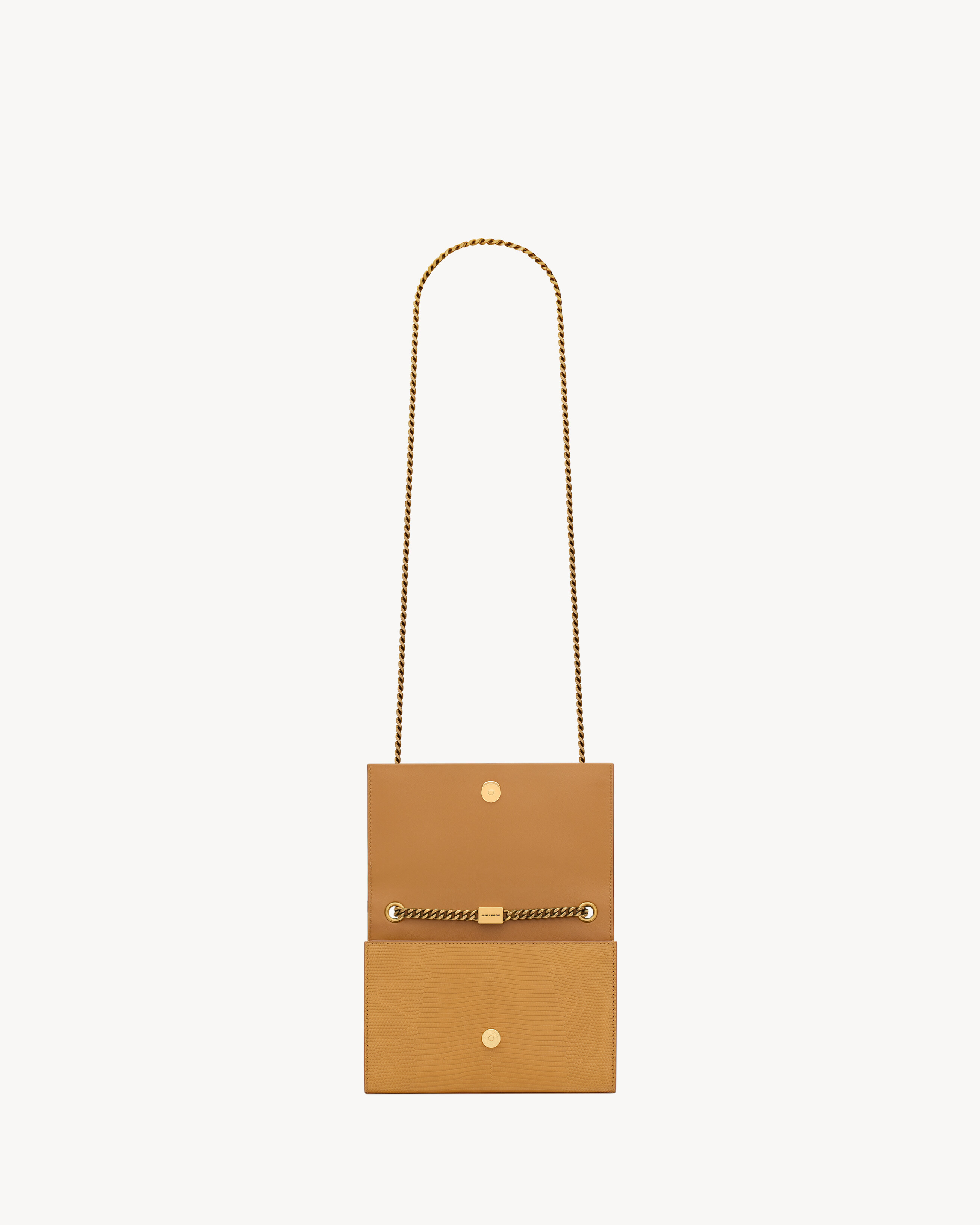 KATE SMALL tassel in shiny lizard