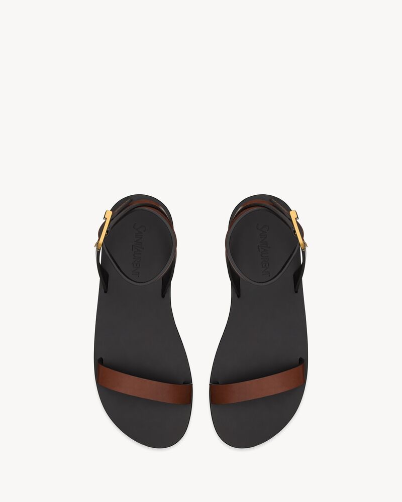 SAHARA sandals in smooth leather