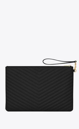 cassandre matelassé document holder in quilted leather