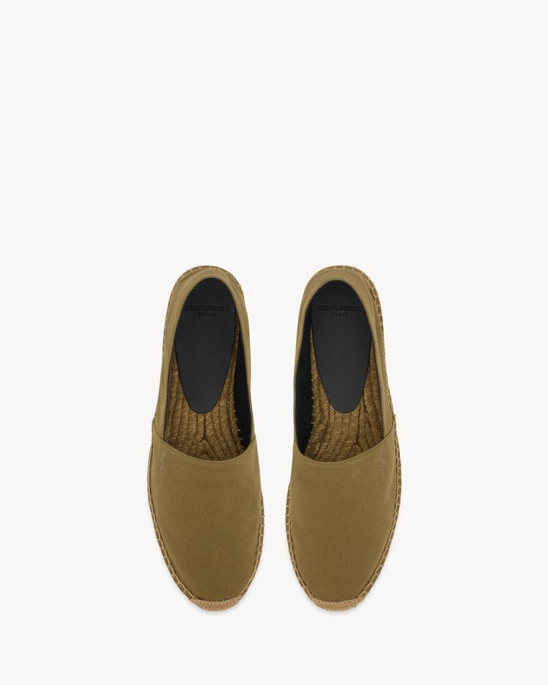 espadrilles in cotton gabardine