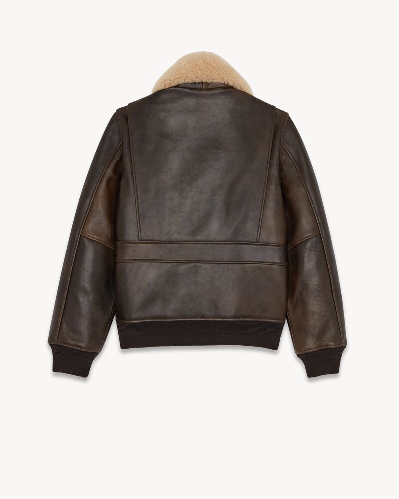 Schott aviator jacket in lambskin