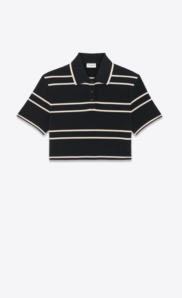 cassandre cropped polo shirt