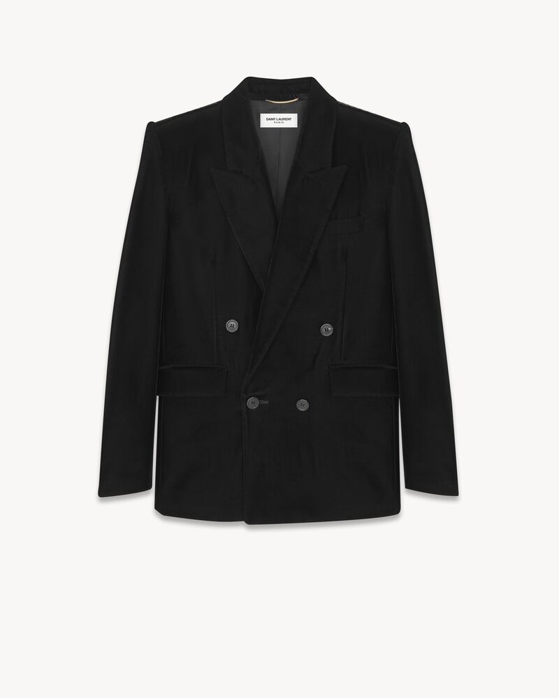 サンローランパリ Saint Laurent ベルベット テーラードジャケット