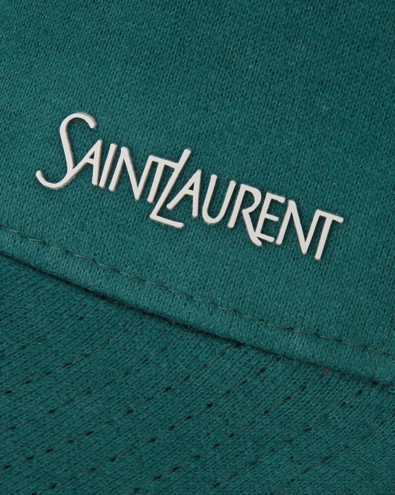 NEW ERA CAP IN FLEECE, Saint Laurent