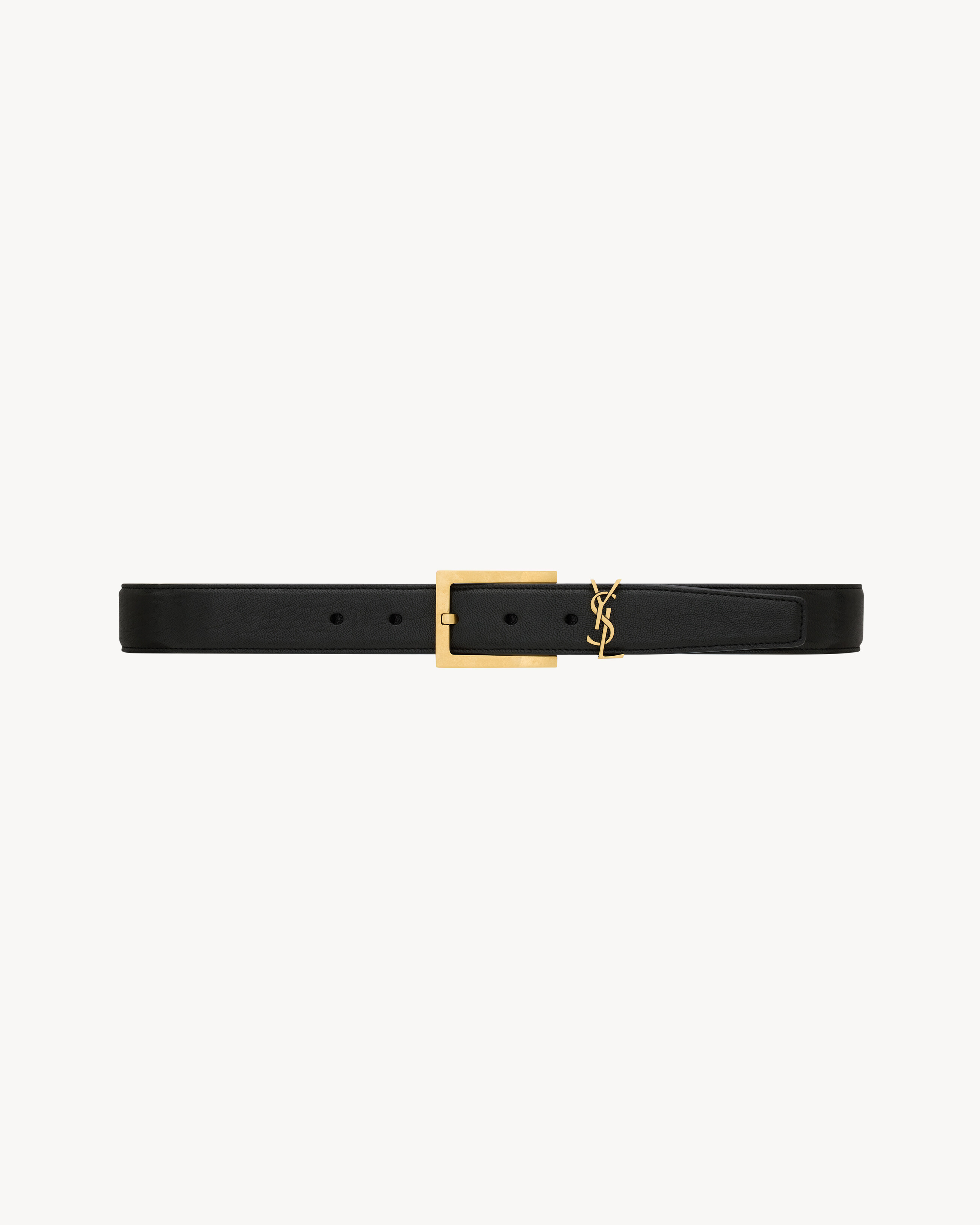 CASSANDRE belt in grained lambskin