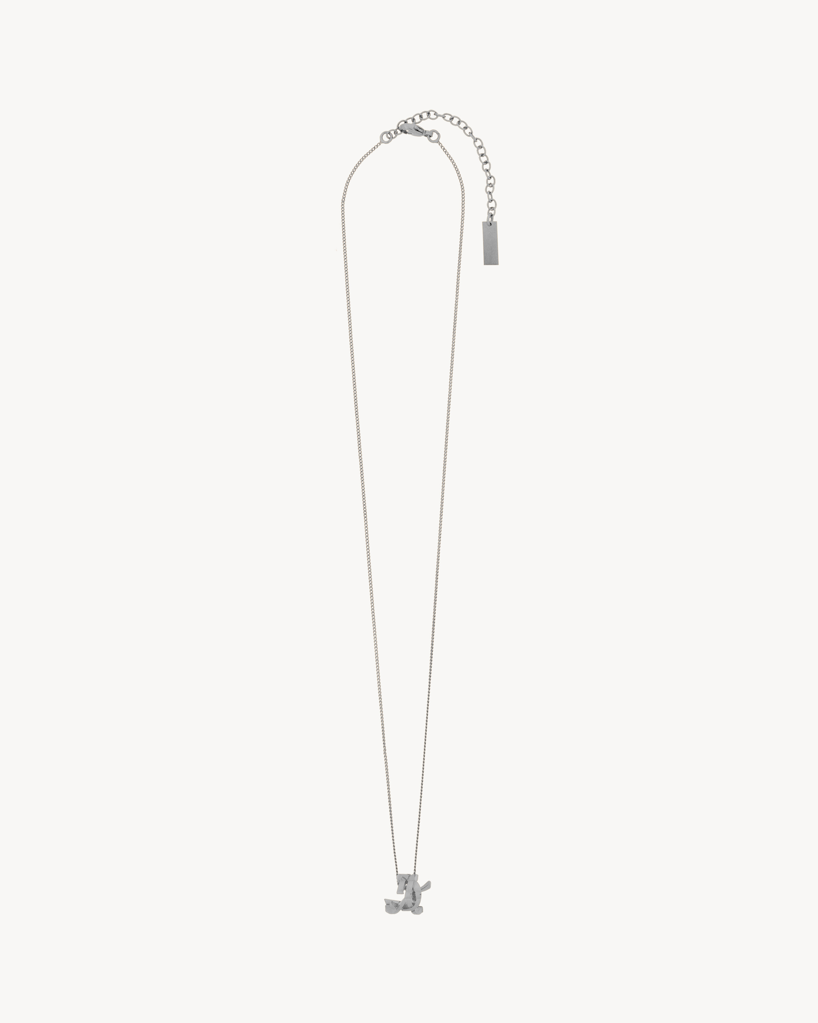 CASSANDRE twist pendant necklace in metal