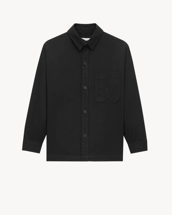 Tシャツ・カットソー Saint Laurent Saint Laurent Solferino Overshirt SOLFERINO OVERSHIRT (MENS) – HIRSHLEIFERS