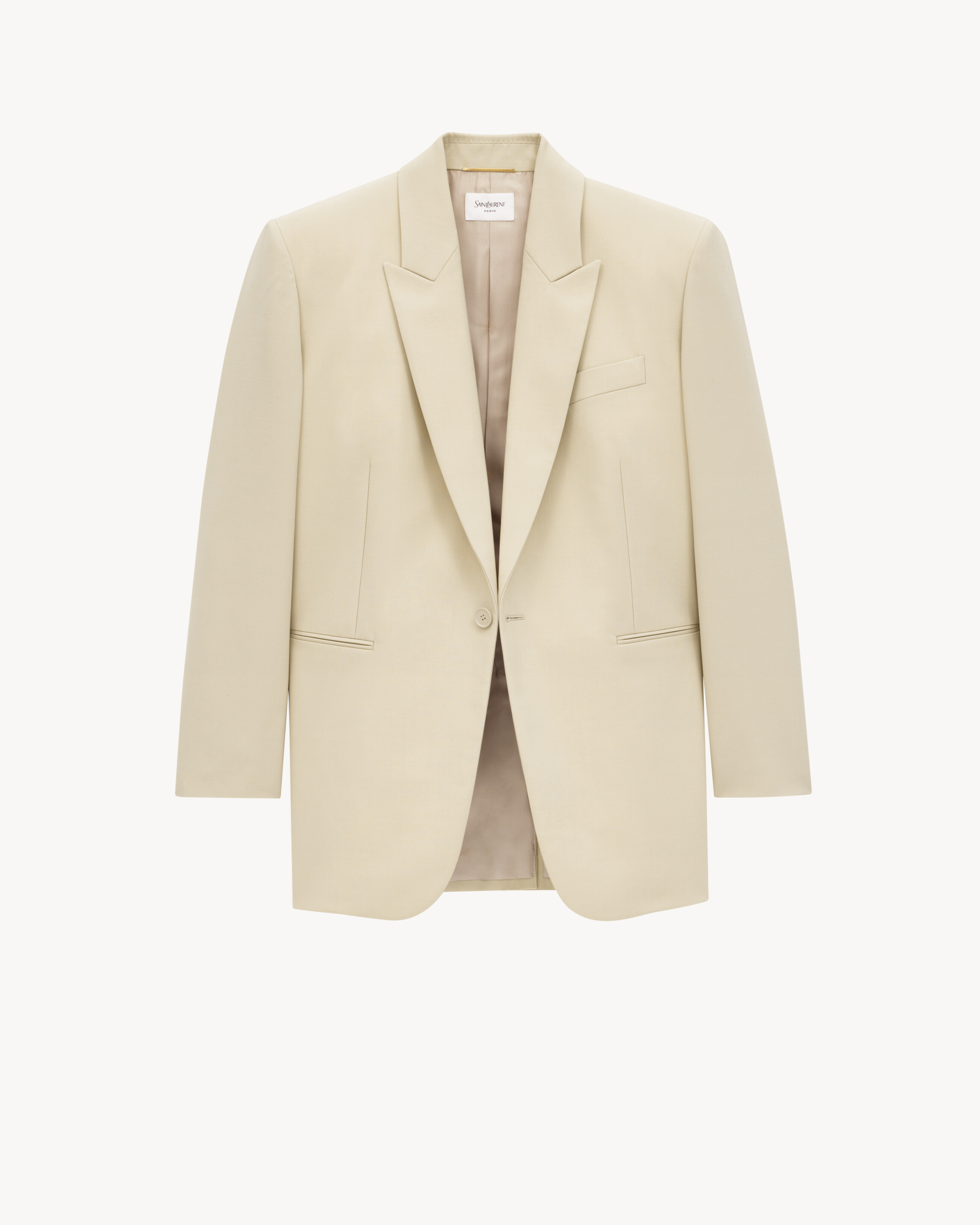 blazer em lã leve
