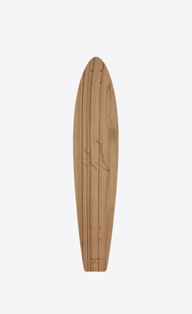 hervet manufacturier saint laurent longboard in paldao wood