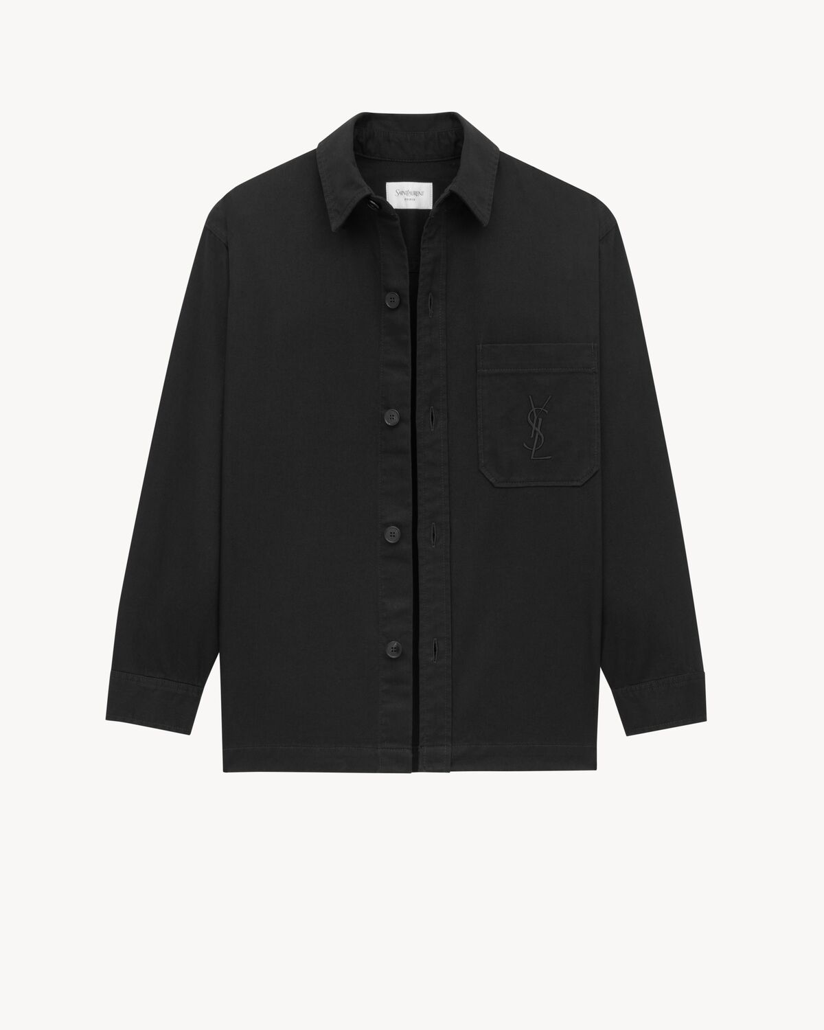 cassandre overshirt in cotton linen gabardine