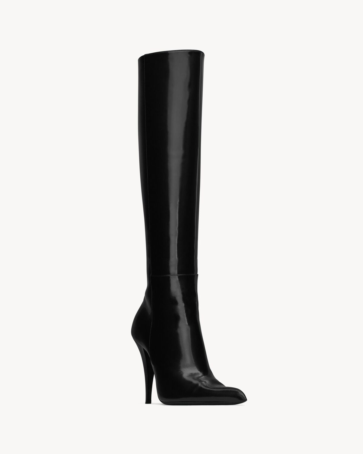 JONES boots in glazed leather Saint Laurent
