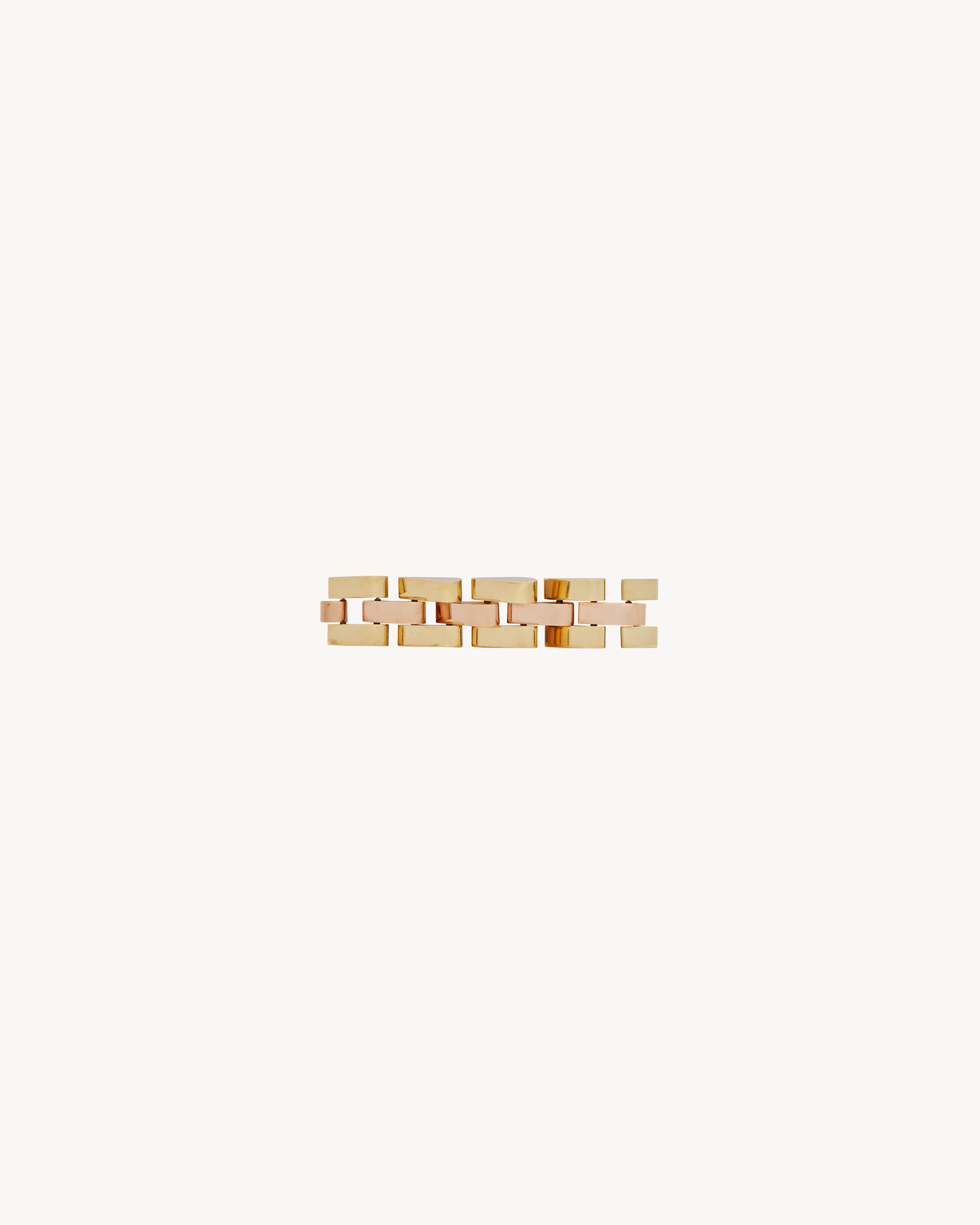 Vintage bracelet in yellow and pink gold