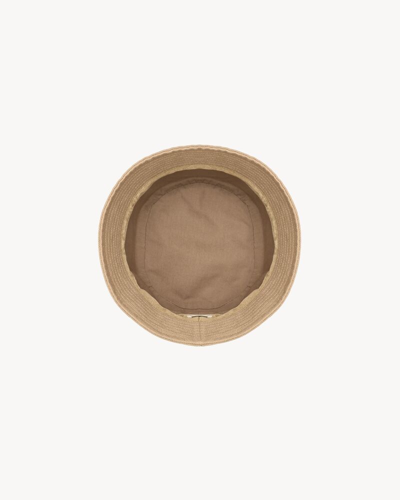 CASSANDRE bucket hat in canvas
