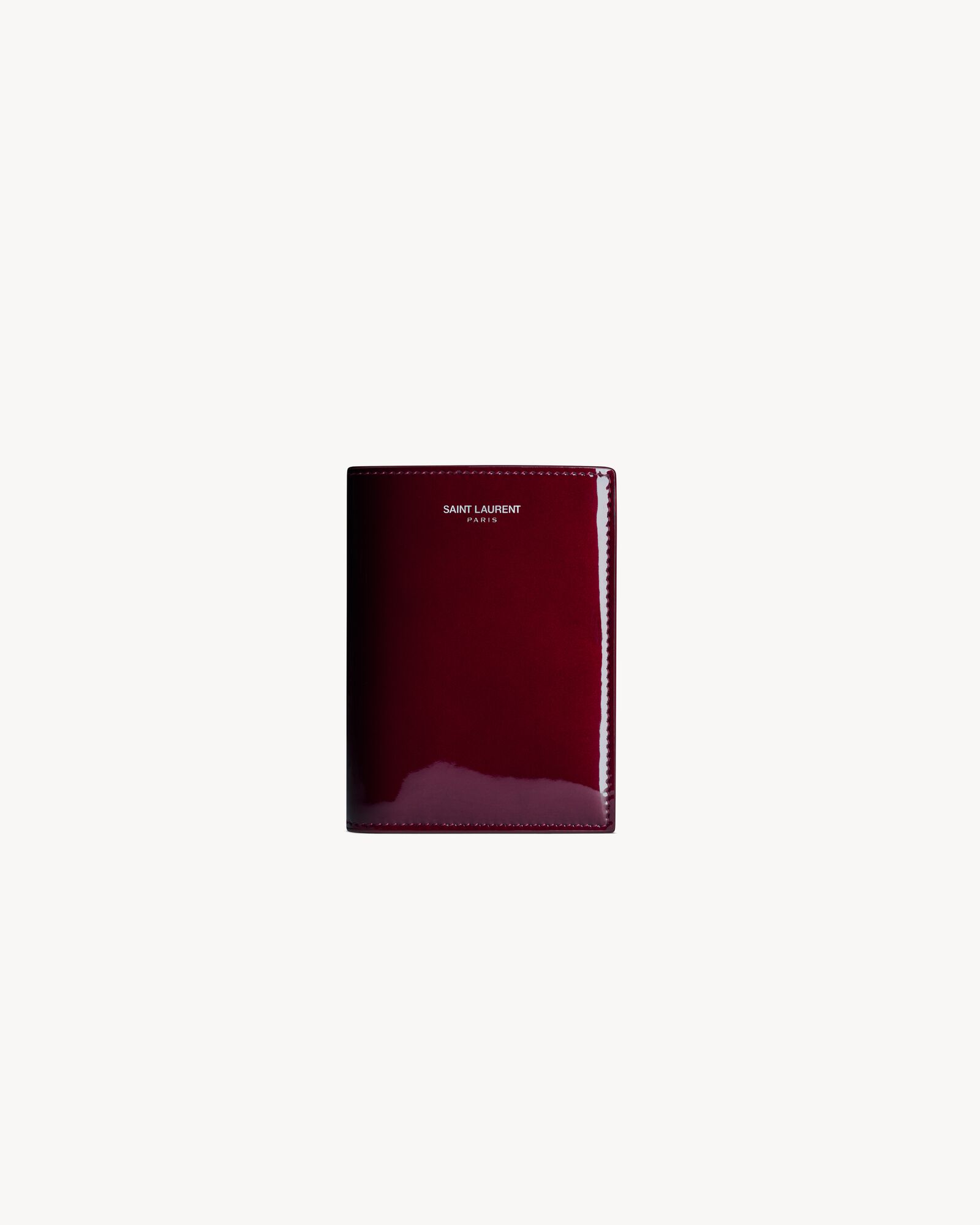 PARIS credit card wallet in patent leather — 668726AAEJ16947