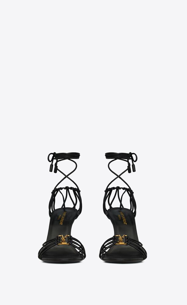 BABYLONE sandals in smooth leather | Saint Laurent | YSL.com