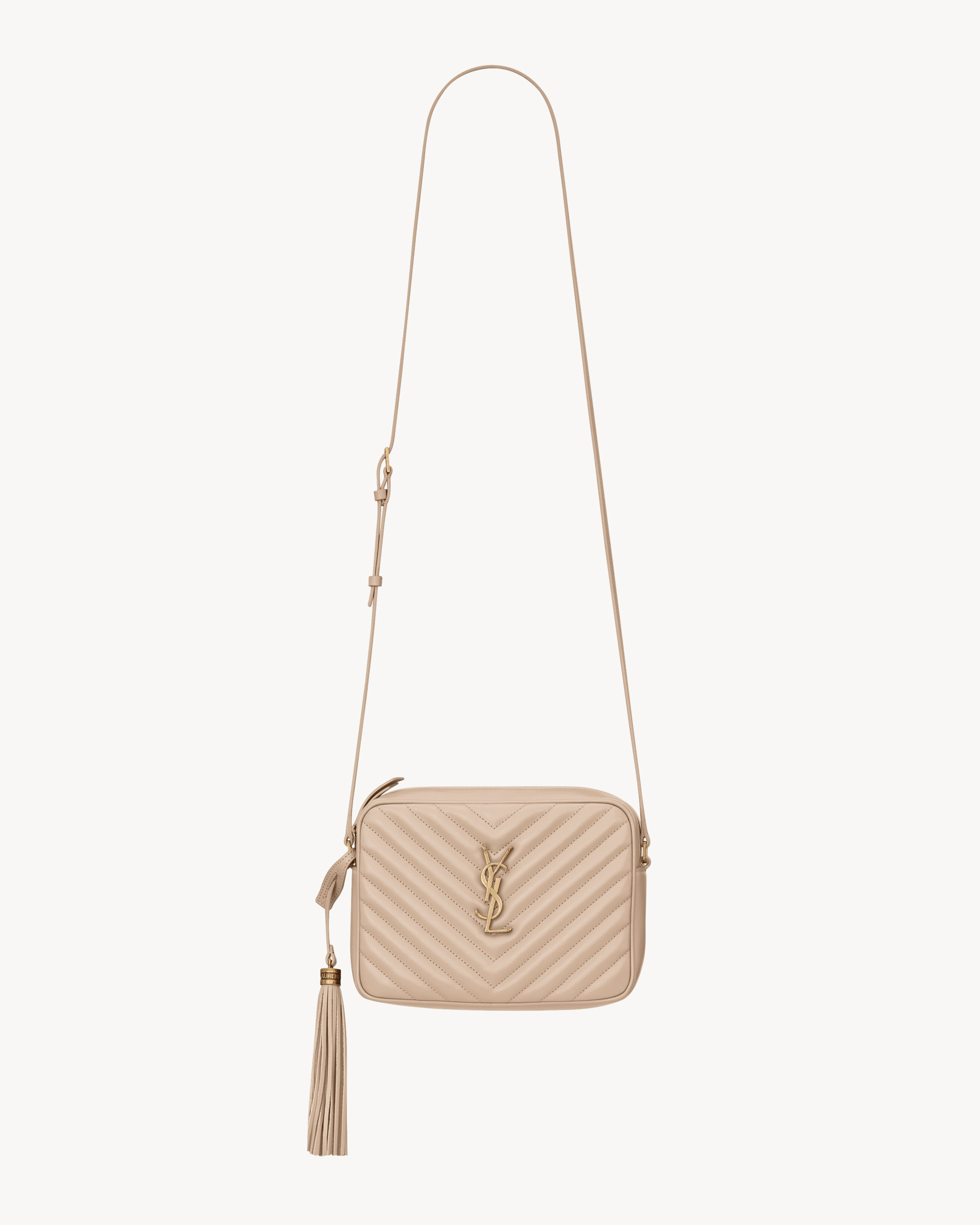 Ysl beige lou camera bag Clearance