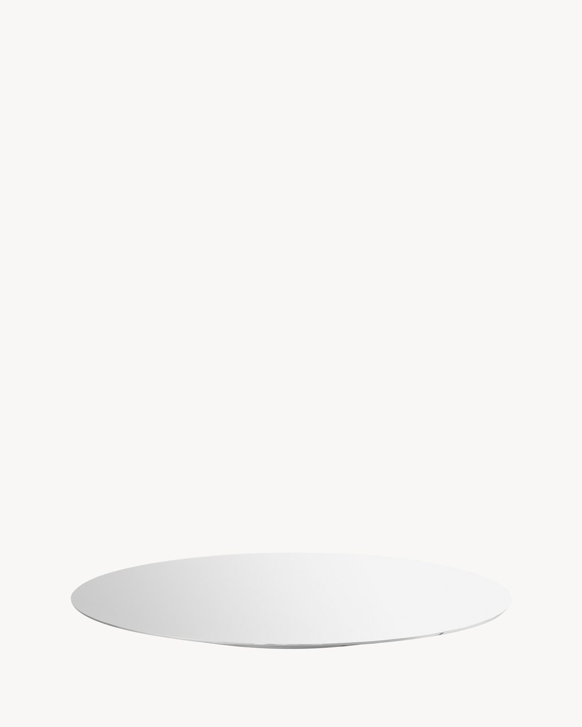 donald judd puiforcat bread plate in sterling silver