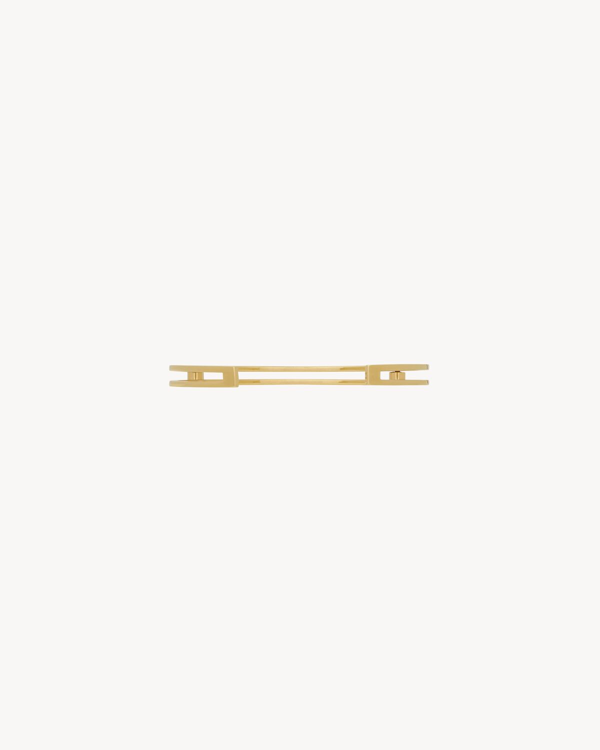 geometric bracelet in metal
