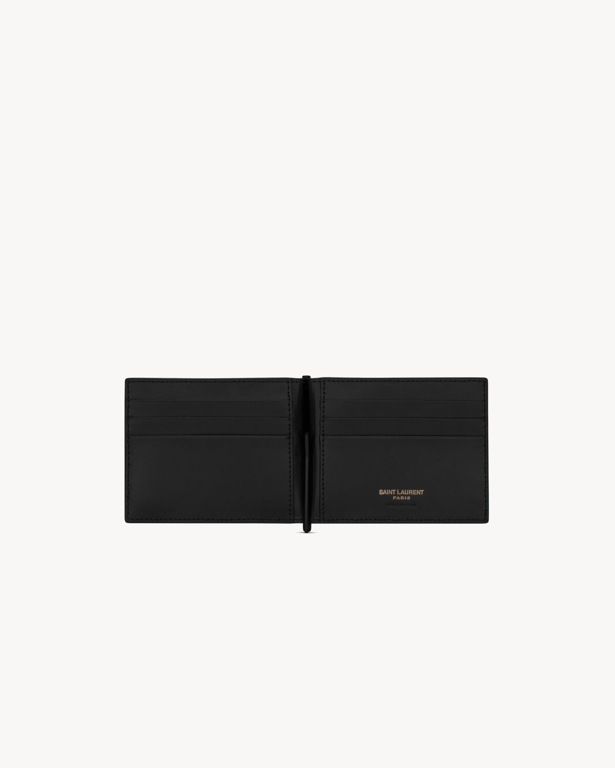 TINY CASSANDRE Bill clip wallet in matte leather