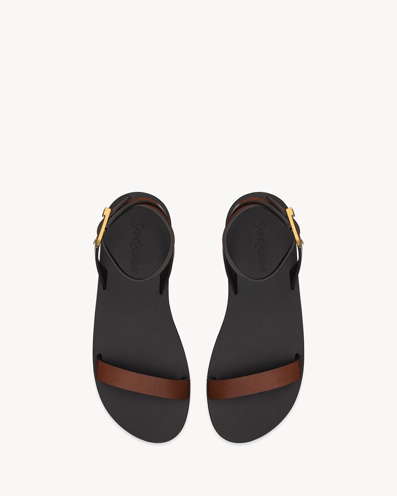 SAHARA sandals in smooth leather