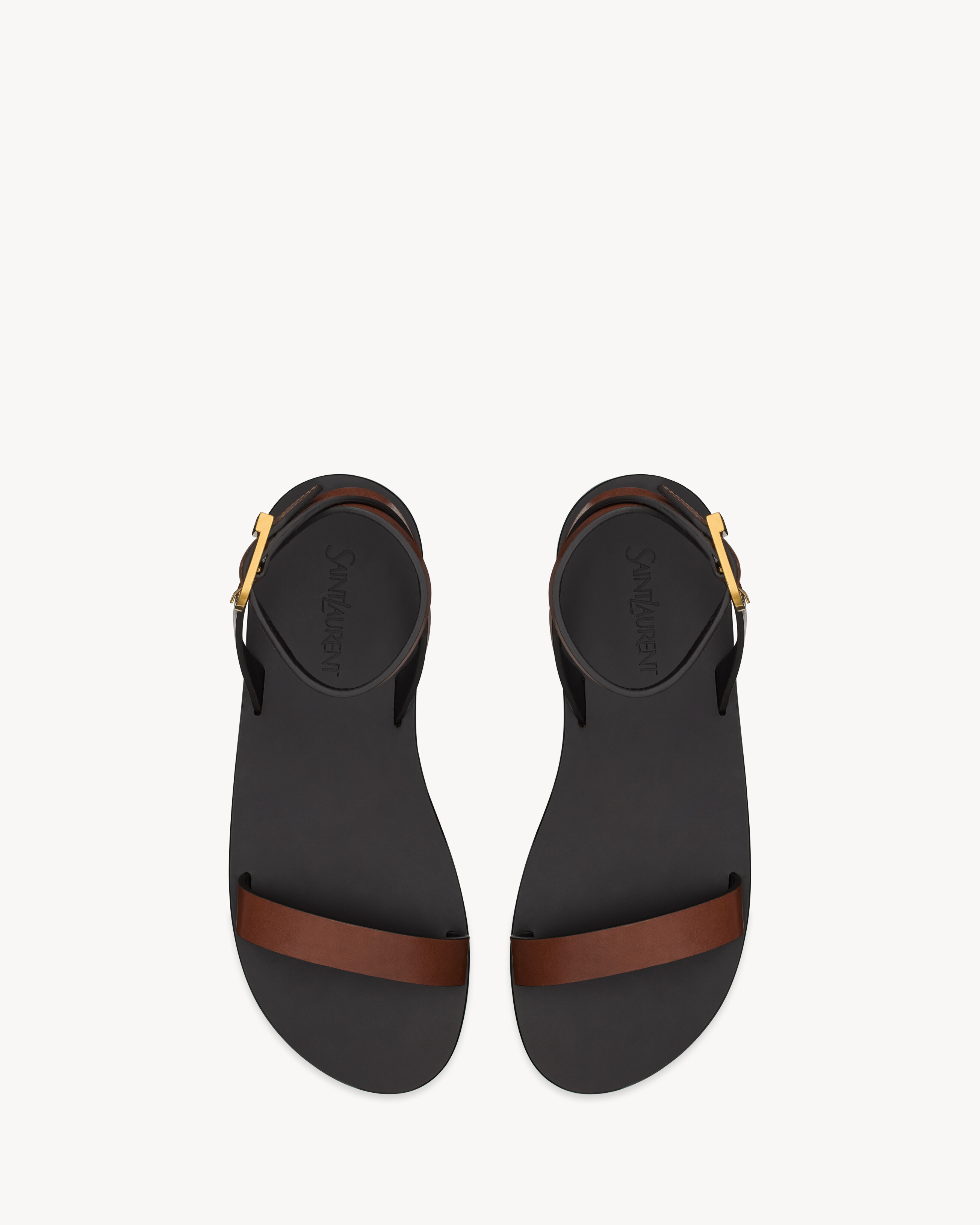 SAHARA sandals in smooth leather