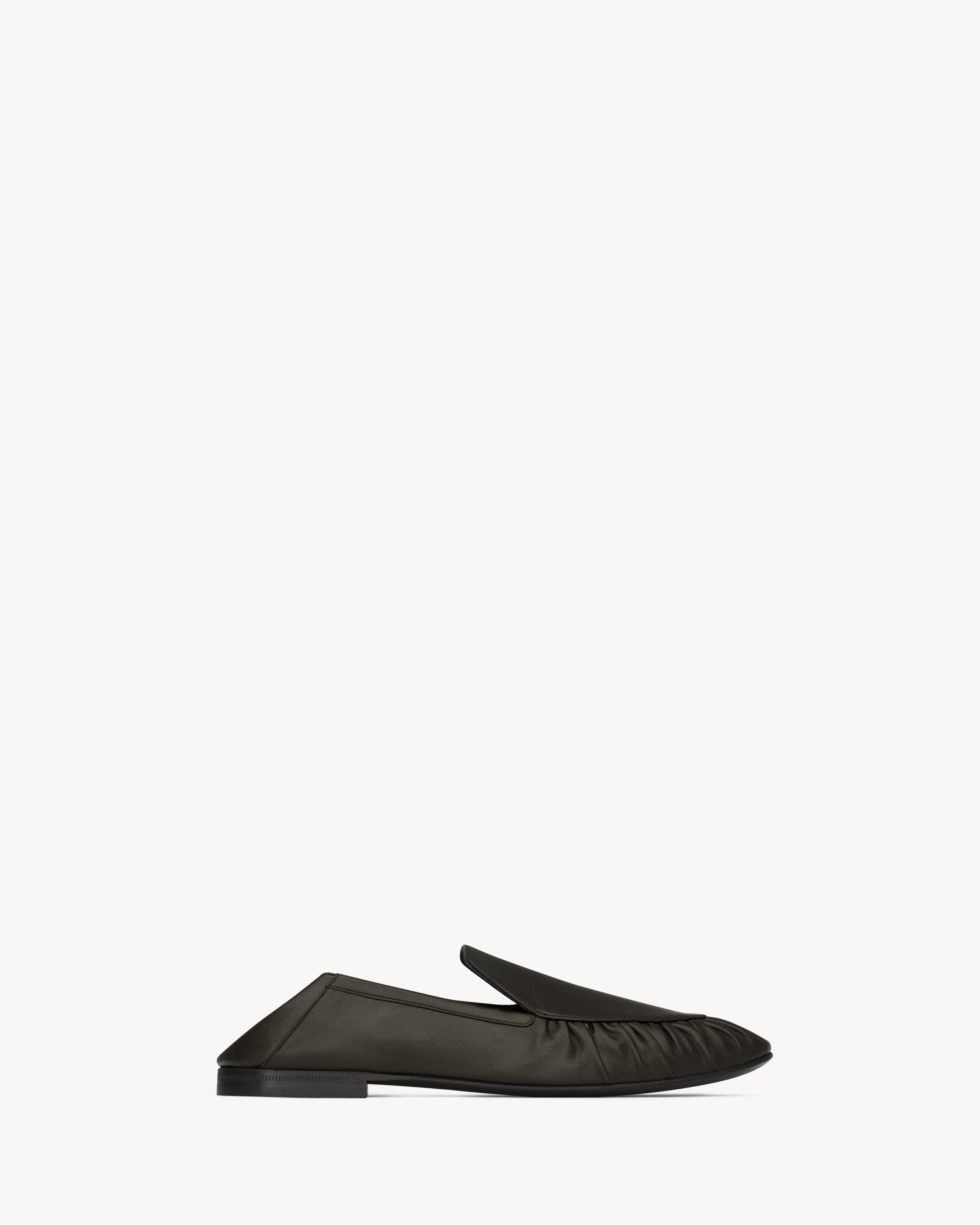 ALAIN slippers en cuir lisse