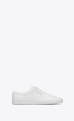 court classic sl/10 sneakers in perforated and smooth leather